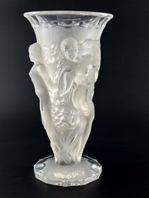 Lalique “Three Graces” Crystal Vase