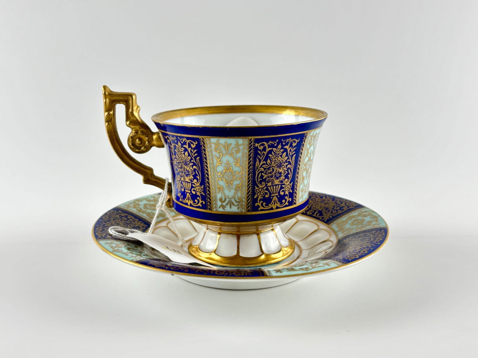 Royal Vienna Porcelain Demitasse Cup and Saucer with Hand-Painted Portrait (1 of 14)