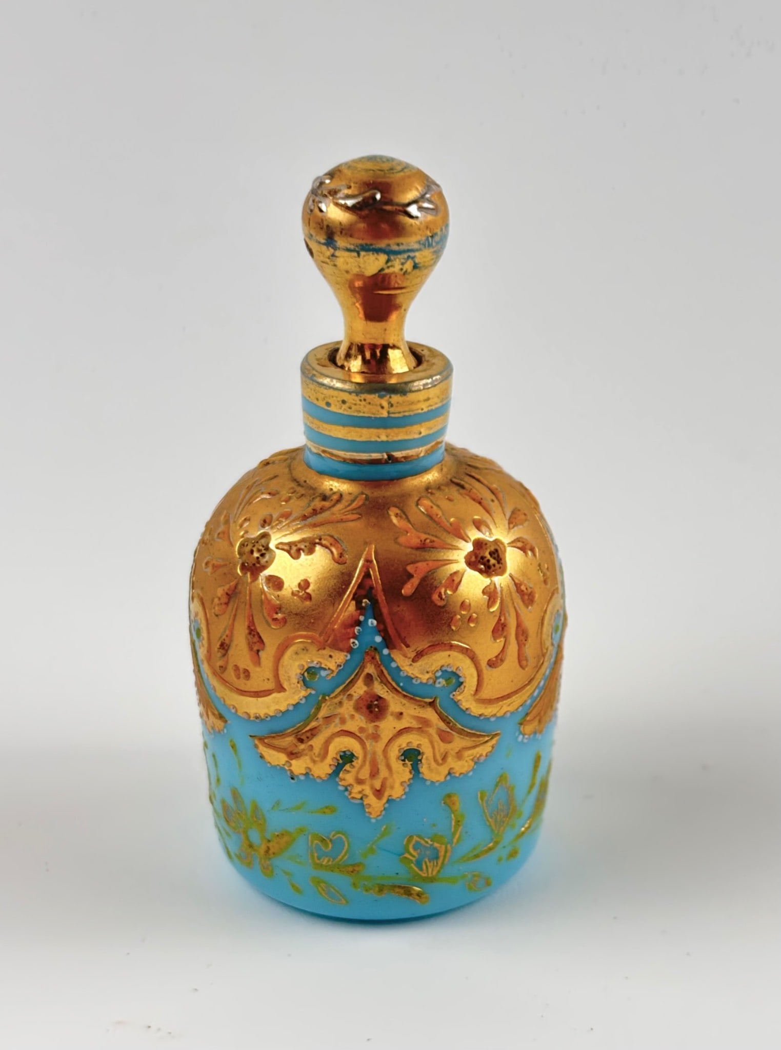 Moser Blue Opaline Scent Bottle (1 of 9)