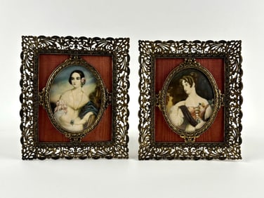 Framed Miniature Portrait Prints, ‘A Cameo Creation’