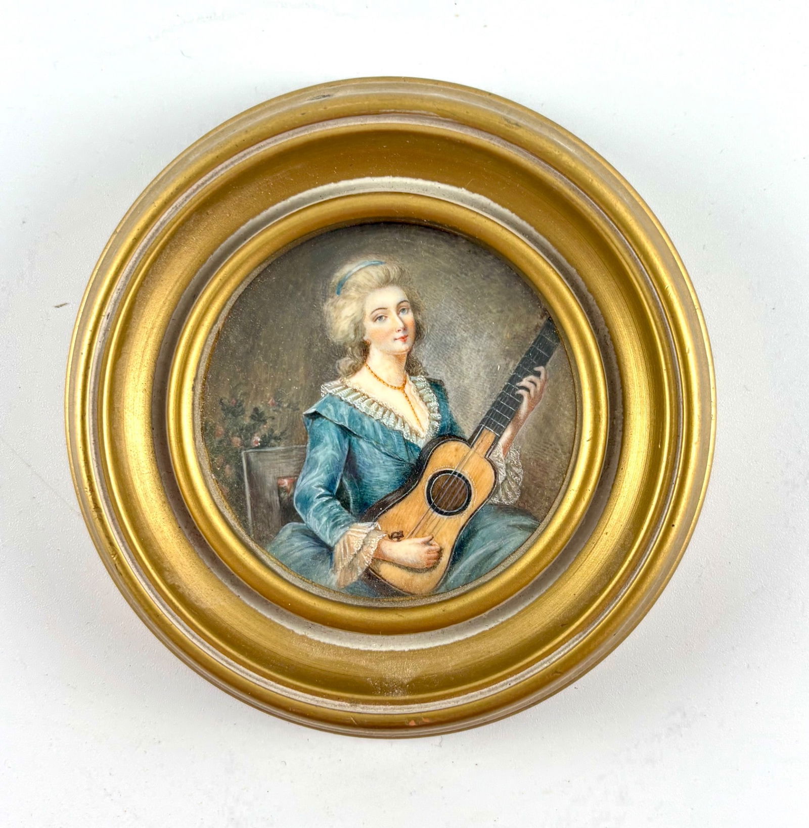 European Continental Portrait Miniature of a Lady (19th Century) (1 of 9)