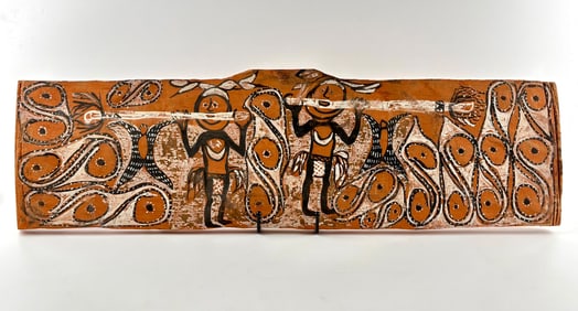 Sepik River Region Painted Spirit Board, Papua New Guinea