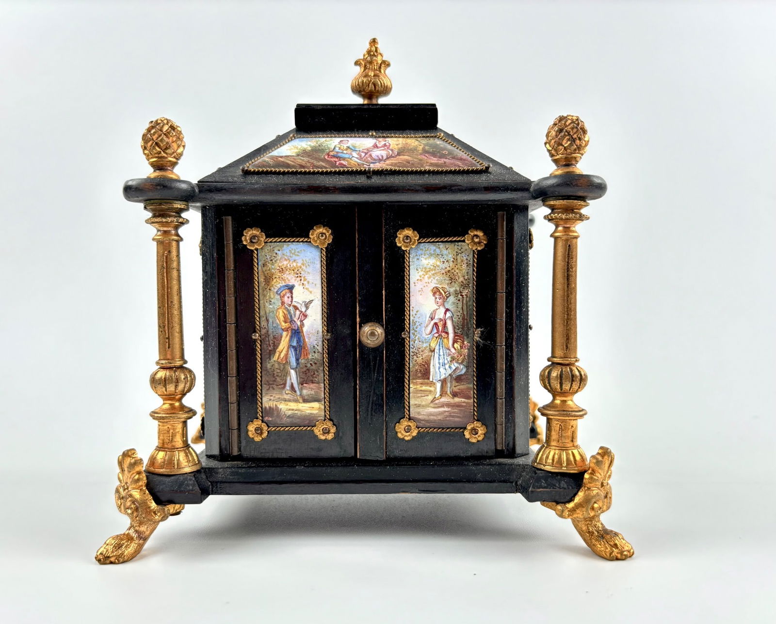 Viennese Enameled Casket (19th Century) (1 of 11)