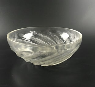 Rene Lalique ‘Poissons’ Crystal Bowl