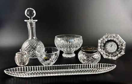 Crystal Objects Including Waterford and Marquis by Waterford