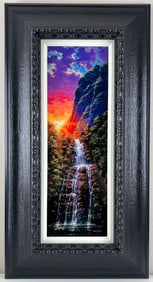 Rodel Gonzalez ‘Hidden Waterfall’ Signed Caldograph