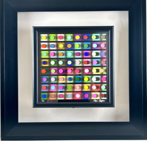 Ron Agam ‘Enchanting Space’ 4D Lenticular and Holographic Signed Multiple