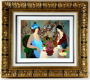 Itzchak Tarkay ‘Fascinating Stories’ Signed Serigraph COA