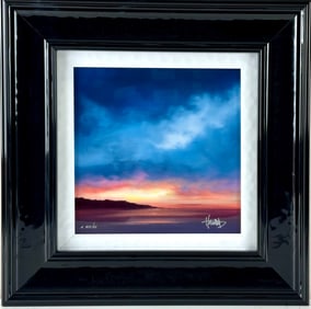 ‘Sunset Study 1’ Ashron Howard, Dye Sublimation on Aluminum, COA
