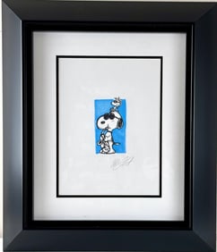 Allison Lefcort ‘Saxophone Snoopy,’ Drawing on Paper. COA