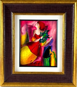 ‘Bony II’ Linda Le Kinff, Singned Serigraph on Canvas, COA