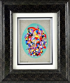 Anatole Krasnyansky ‘Cello II’ Limited Edition Serigraph, COA