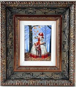 ‘Enigma’ Michael Cheval, Dye Sublimation on Aluminum, COA