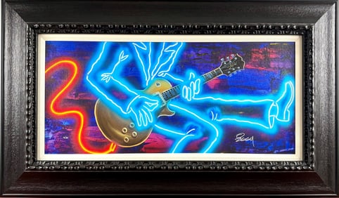 Ziggy O’Leary ‘Doing the Duck Walk’ Giclee on Canvas, COA