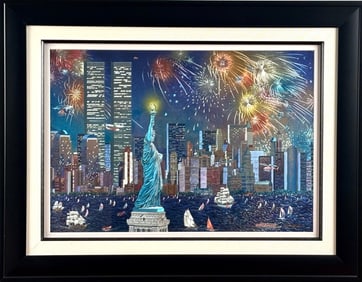 Alexander Chen, ‘Manhattan Celebration 2001’ Foil Etching