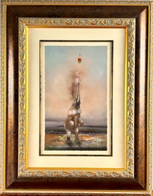 ‘La Convoitise’ Louedin Bernard, Giclee on Paper, COA