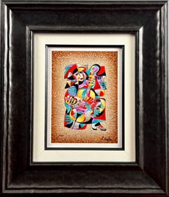 ‘Cello Solo’ Antole Krasnyansky, Serigraph on Wove Paper, COA