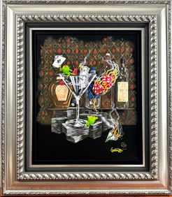 Michael Godard ‘The Heat of the Win’ Signed Giclee on Canvas, COA