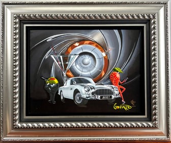 ‘Bond’ Michael Godard, Hand Embelished Giclee on Canvas, COA