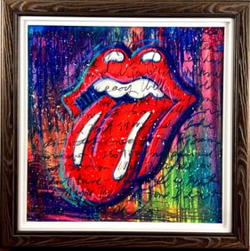 Tim Yanke ‘Live Rock’ Augmented Reality, Dye Sublimation, COA