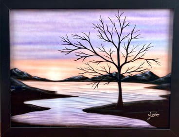 Nicholas Yust ‘Soft Sunset,’ Dye Sublimation on Aluminum, COA