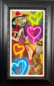 Ziggy O’Leary ‘Reaching for Love’ Giclee on Canvas, COA