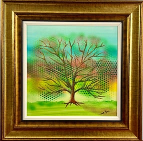 ‘Vivid Summer Ver. XI 1’ Autumn De Forest, Giclee on Canvas, COA