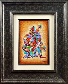 Anatole Krasnyansky ‘Serenade’ Serigraph on Canvas, COA