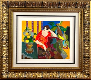 ‘Brilliance’ Itzchak Tarkay, Signed Serigraph on Wove Paper, COA