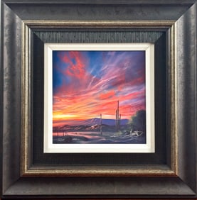 Ashton Howard ‘Desert Calm’  Dye Sublimation on Aluminum, COA