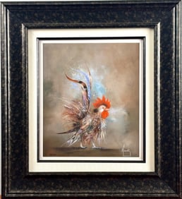 ‘Chanteclair’ Bernard Louedin, Signed Giclee on Paper, COA