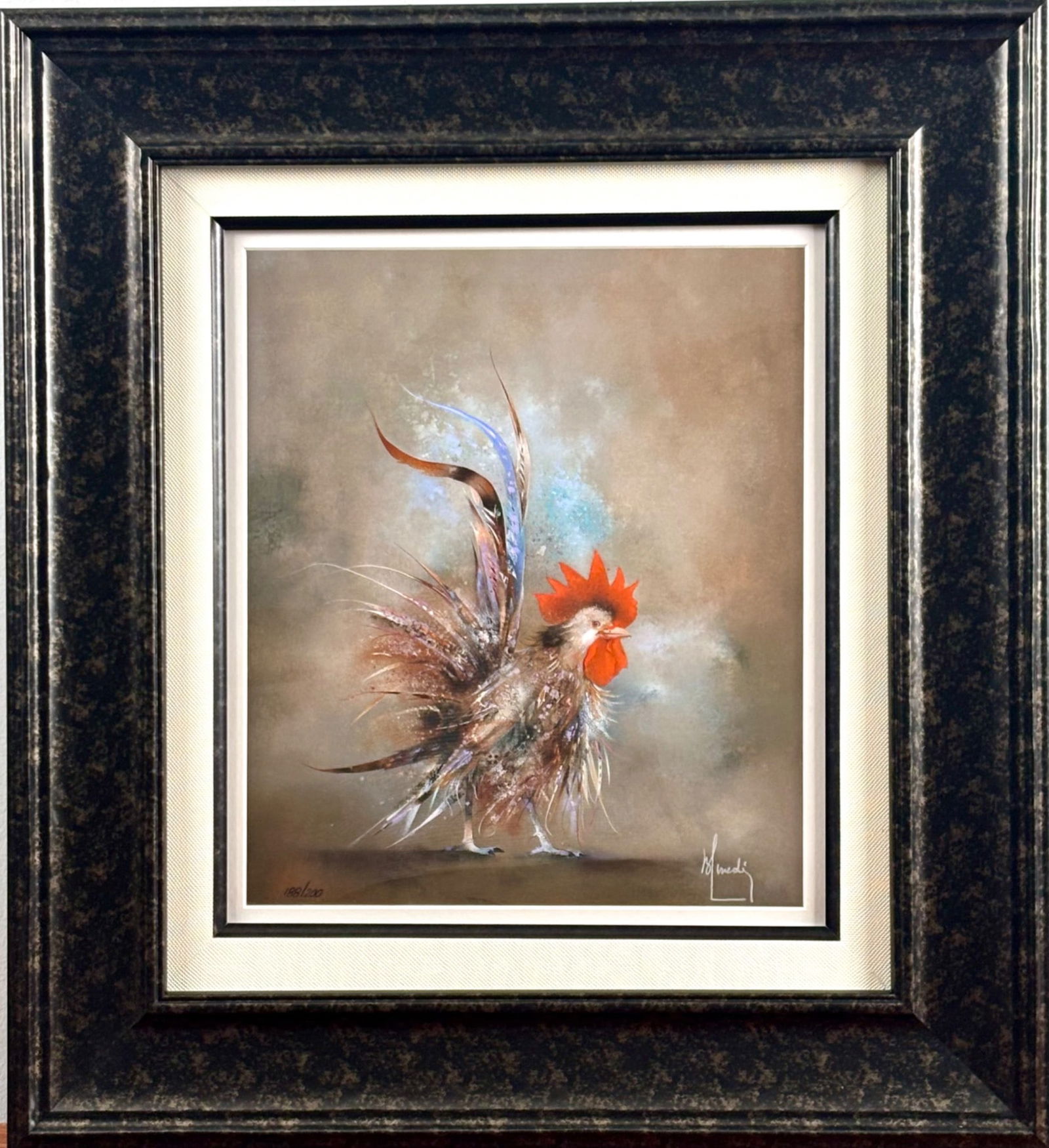 ‘Chanteclair’ Bernard Louedin, Signed Giclee on Paper, COA (1 of 12)