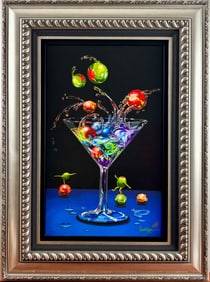 Michael Godard ‘Balancing Act’ Giclee with Hand Embellishment, COA