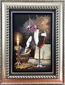 Michael Godard ‘Grape Alchemy’ Giclee on Canvas with COA
