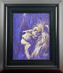 ‘Behold’ Fishwick, Hand Embelished Giclee on Canvas, COA