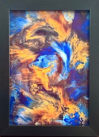 Jeff Vermeeren ‘Galactica Blue’ Dye Sublimation on Aluminum