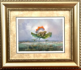 Bernard Louedin Signed Giclee Print ‘Les Vacances’