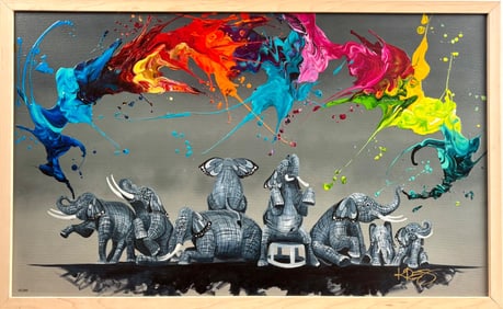 ‘Majestic Pride’ Kre8, Giclee on Canvas with COA