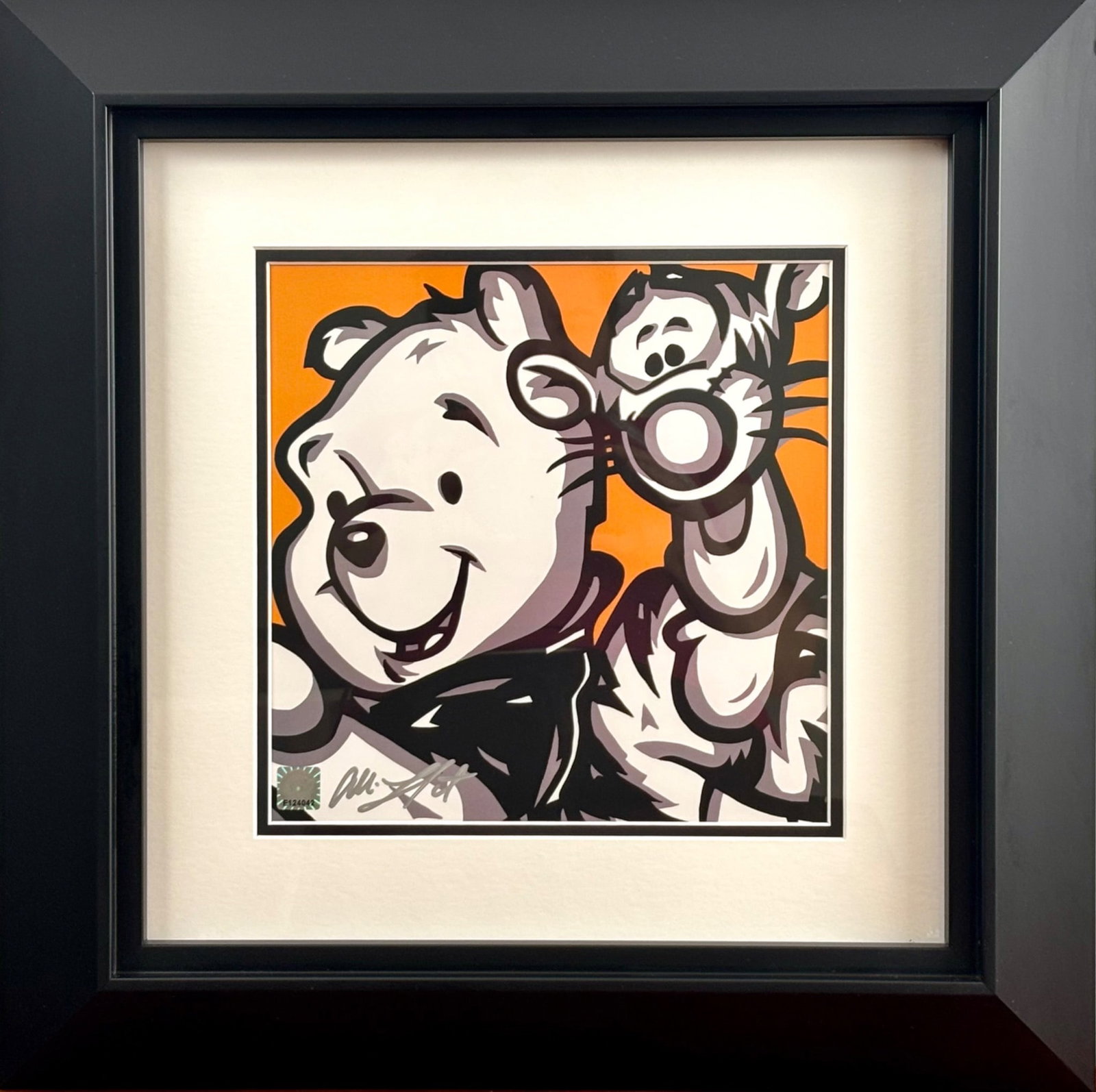 Allison Lefcort ‘Pooh and Tigger’Signed Lithograph with COA (1 of 12)