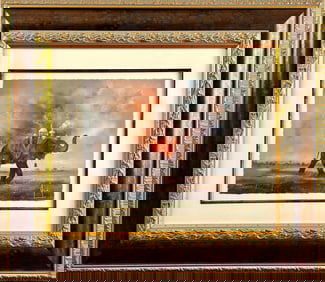 Bernard Louedin ‘Le Palais Elephant’ Giclee on Paper, COA