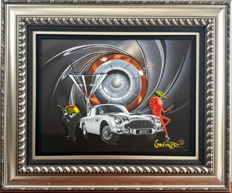 Michael Godard ‘Bond’ Giclee on Canvas with COA