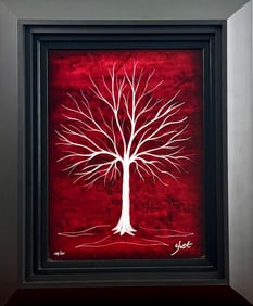 ‘Metallic Treescape’ by Nicholas Yust, Dye Sublimation on Aluminum