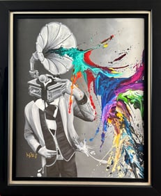 Kre8 ‘Magnificent Noise’ Signed Giclee on Canvas, COA