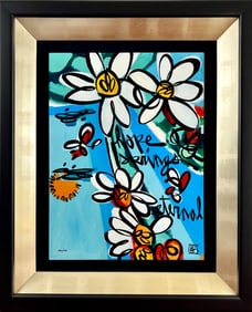 David Le Batard LEBO ‘Hope Springs Eternal,’ Caldograph with COA