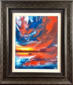 ‘Sundown Sails’ Ashton Howard, Dye Sublimation on Aluminum, COA