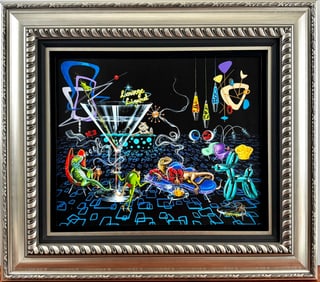 ‘ Party Animals,’  Giclee on Canvas by Michael Godard, COA