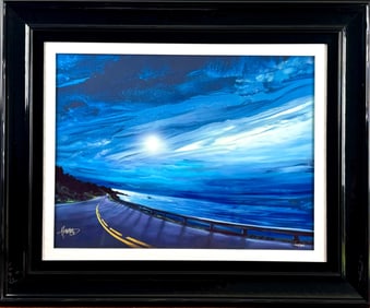 Ashton Howard ‘Scenic Highway’ Dye Sublimation on Aluminum, COA