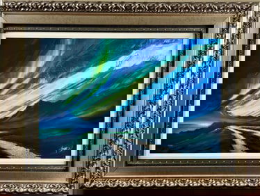 Ashton Howard ‘Night Trails,’ Dye Sublimation on Aluminum with COA