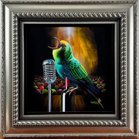 Michael Godard ‘Singing Audition’ Giclee on Canvas, COA