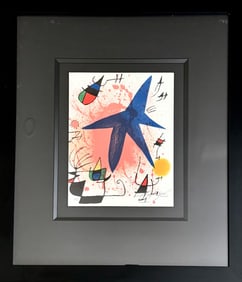‘L’Etoile Bleu’ HC Signed Lithograph, Joan Miro